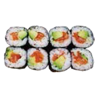 Maki de salmón y aguacate